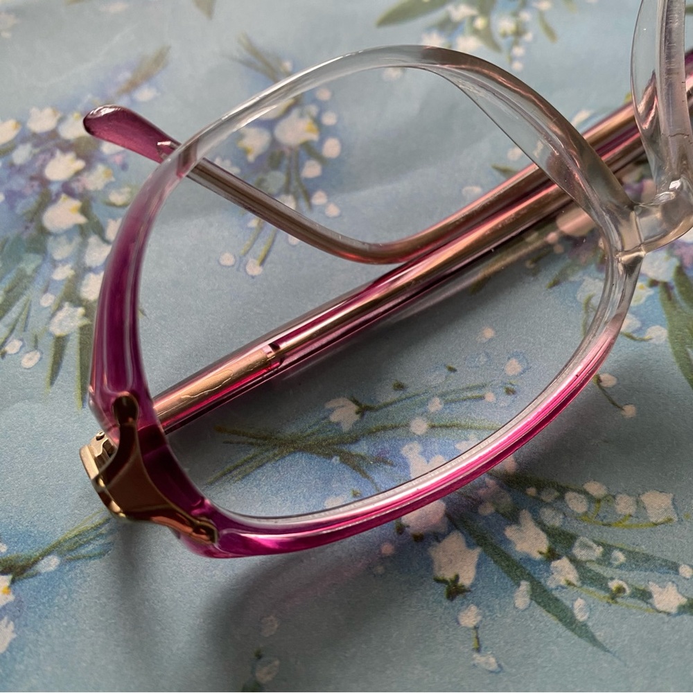 Retro Translucent Plastic Glasses - Picture 3 of 10